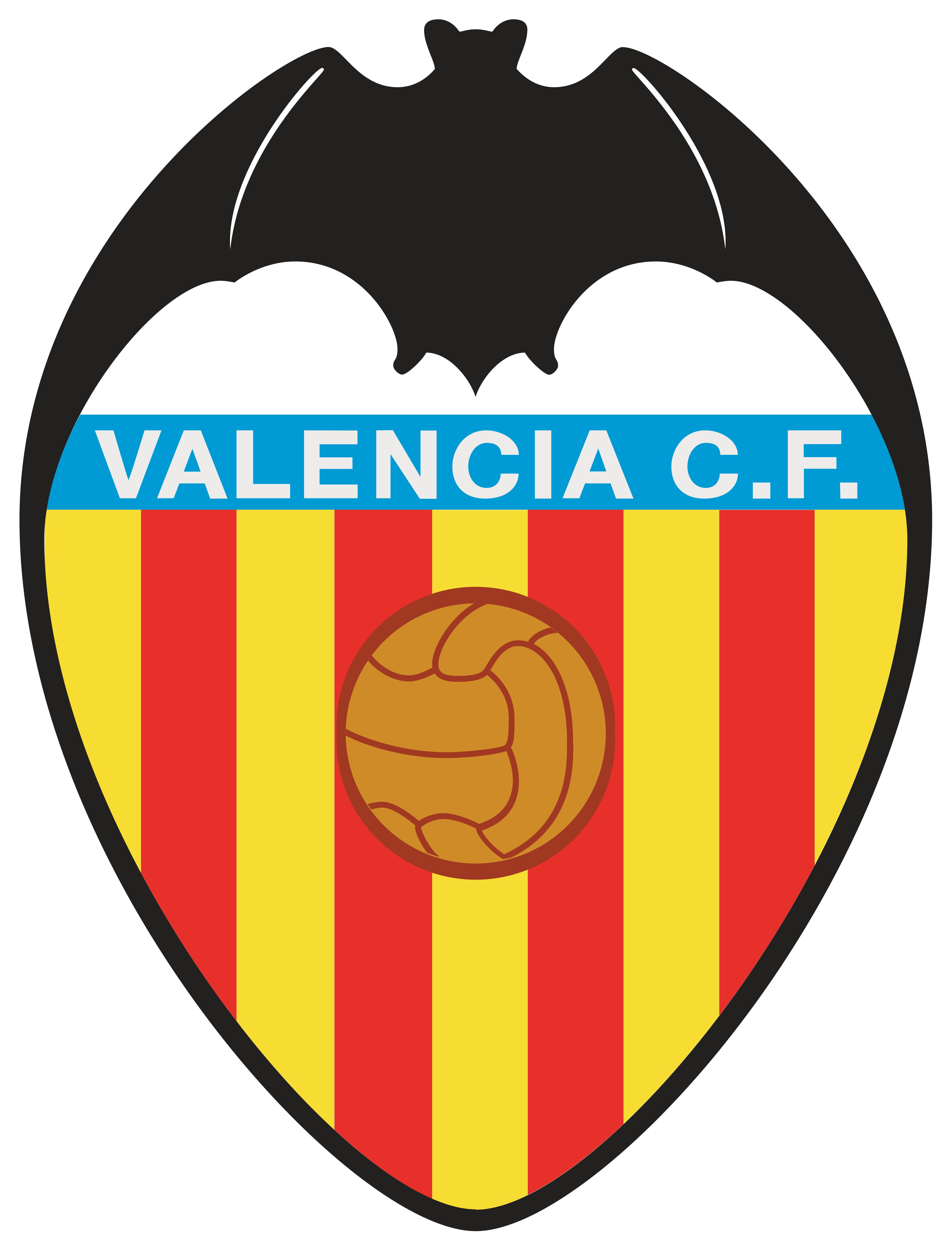 Valencia CF Logo, Escudo.